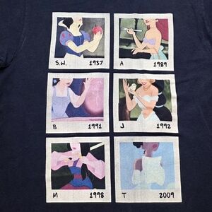 Disney Princess Evolution Graphic T-Shirt Unisex Size M